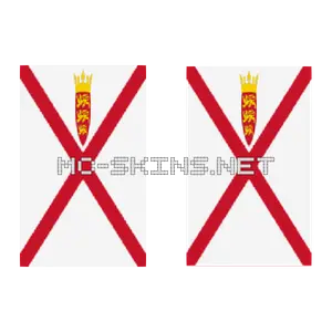 Jersey Flag cape, outside and lining
