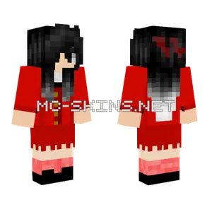 Jess Red Outfit Minecraft skin
