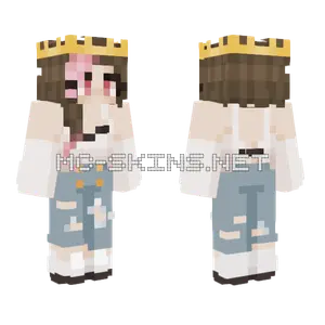 Jessie Technoblade Version Minecraft skin