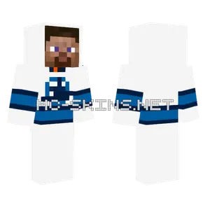 Jets Reverse Retro Whiteout Minecraft skin