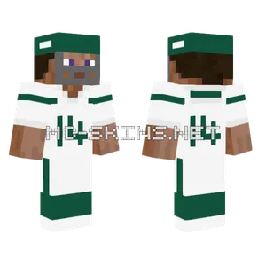 Jets White Minecraft skin