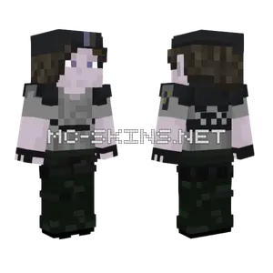 Jill Valentine Remake Minecraft skin