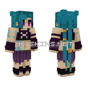Jinx II Minecraft skin
