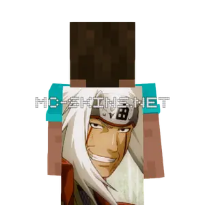 Jiraiya cape, outside and lining