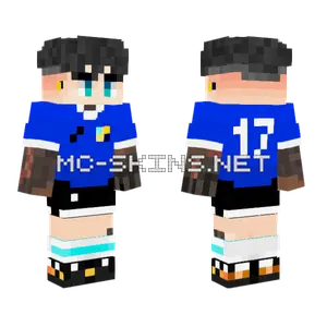 Joafin26 Blue Outfit Minecraft skin