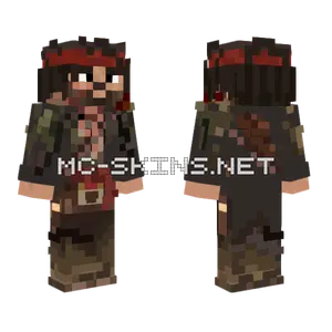 John Marston Apocalypse Survivor Minecraft skin