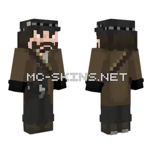 John Marston Duster Coat Minecraft skin