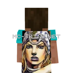 Johnny Joestar cape, outside and lining