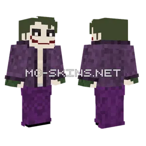 Joker Jon Moxley Minecraft skin