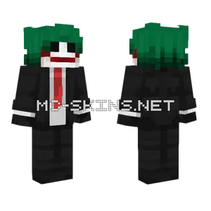 Joker Shadow Suit Minecraft skin