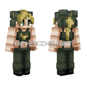 Jolyne Cujoh Minecraft skin