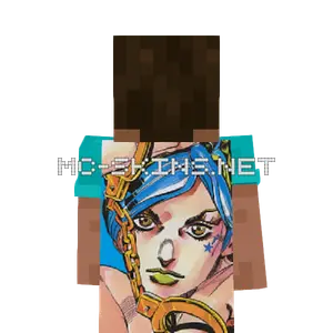 Jolyne Kuujou cape, outside and lining