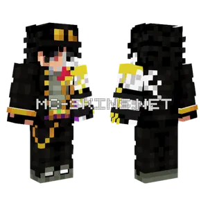 Jotaro Star Platinum Over Heaven Minecraft skin