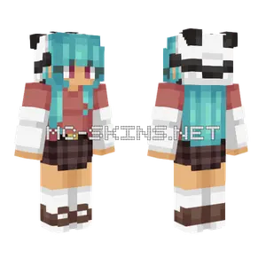 Jungle Raccoon Minecraft skin