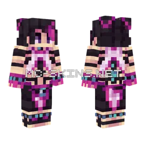 Juri Han SF6 Minecraft skin
