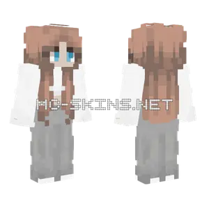 Just A Normal Girl Minecraft skin