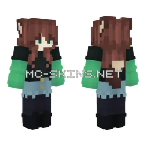 Just Another Day Persona Outfit Minecraft skin