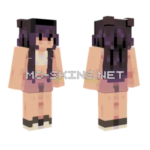 Just Chilling Beach Girl Minecraft skin