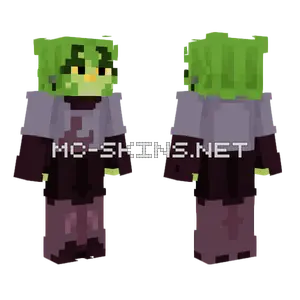 Justasketch2 Green Creature Minecraft skin