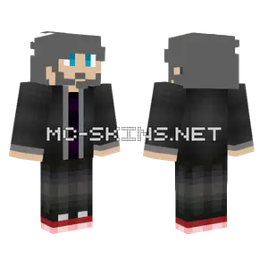 Justdee Black Suit Minecraft skin