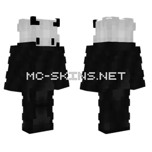K1d1 Black White Minecraft skin