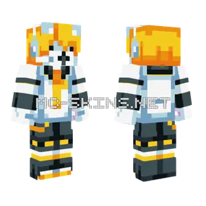 Kagamine Len Cat Outfit Minecraft skin