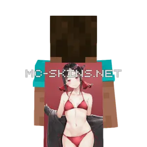 Kaguya Shinomiya Bikini cape, outside and lining