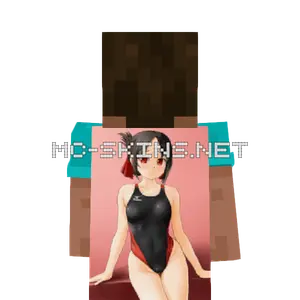 Kaguya Shinomiya Swimsuit cape, outside and lining