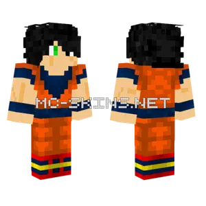 Kai Halloween Goku Minecraft skin