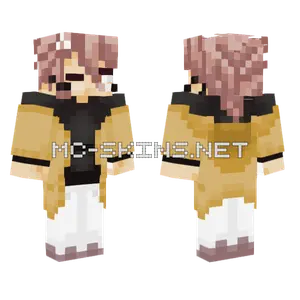 Kai Hero Custom Orange Minecraft skin