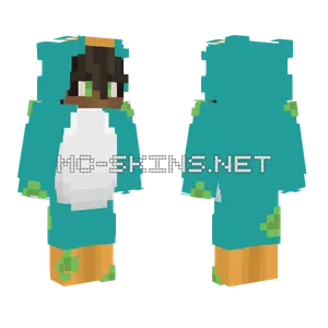 Kai S Club Penguin Teal Minecraft skin