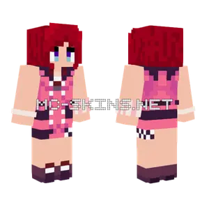 Kairi Kingdom Hearts 3 Minecraft skin