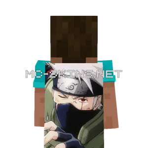 Kakashi Hatake cape, outside and lining