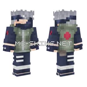 Kakashi X2 Minecraft skin