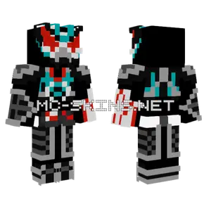 Kamen Rider Glitch Medic Upgrade Minecraft skin