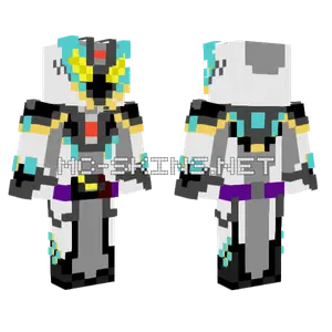 Kamen Rider Harvest Daybreak Minecraft skin