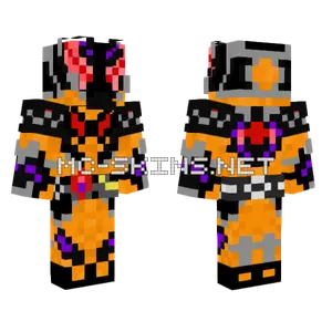 Kamen Rider Oma Max Magma Minecraft skin