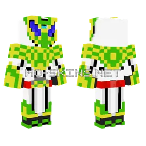 Kamen Rider Titan Tyranno Custom Minecraft skin