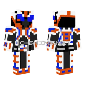 Kamen Rider Zmetal Minecraft skin
