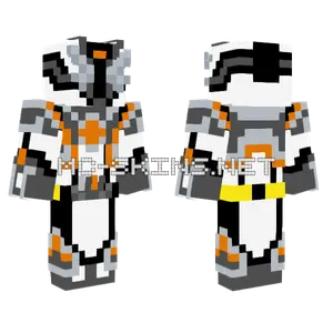Kamen Rider Zmetal Wolf Minecraft skin