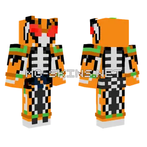 Kamen Rider Zouz Pumpkin Reaper Minecraft skin