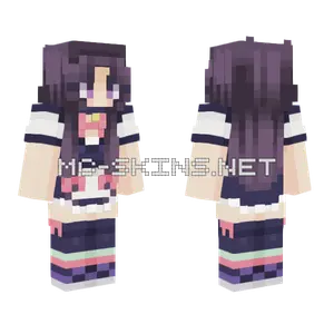 Kanae School Uniform Minecraft skin