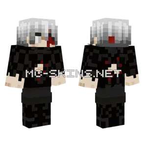 Kaneki Chapter 139 V2 Minecraft skin