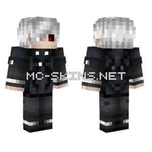 Kaneki Ken Minecraft skin