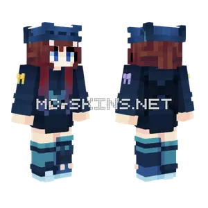 Karacorvus Blue Bats Minecraft skin