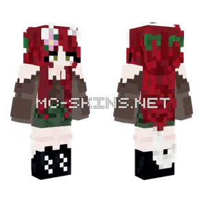 Kari92739 Red Rose Outfit Minecraft skin