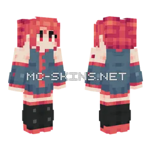 Kasane Teto Utau Minecraft skin