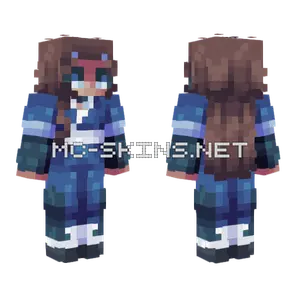 Katara Blue Outfit Minecraft skin