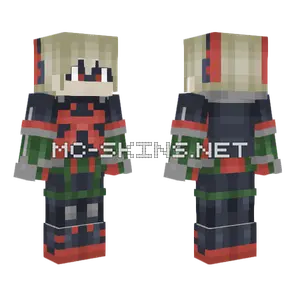 Katsuki Bakugo Minecraft skin