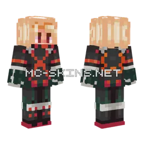 Katsuki Bakugo MHA BNHA Minecraft skin